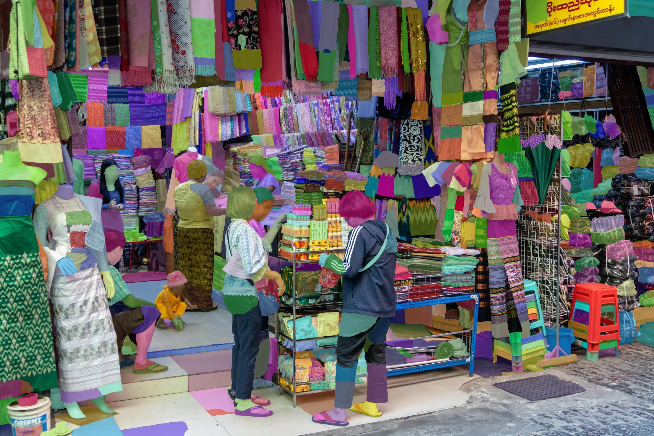 Whole image segmentation granularity 0.15